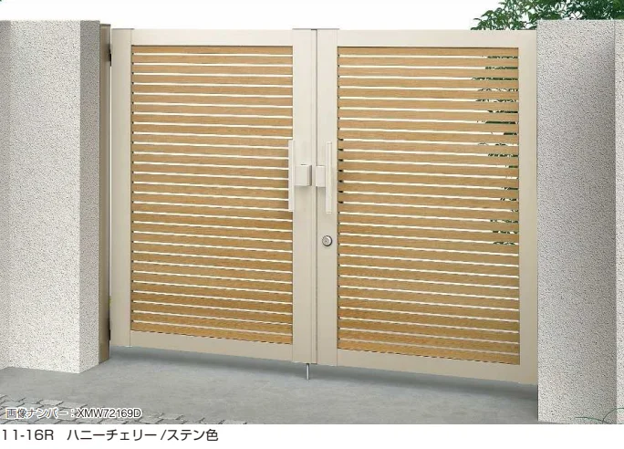 YKK APの「電気錠付共用門扉 ルシアス 門扉S04型【2023年版】」
