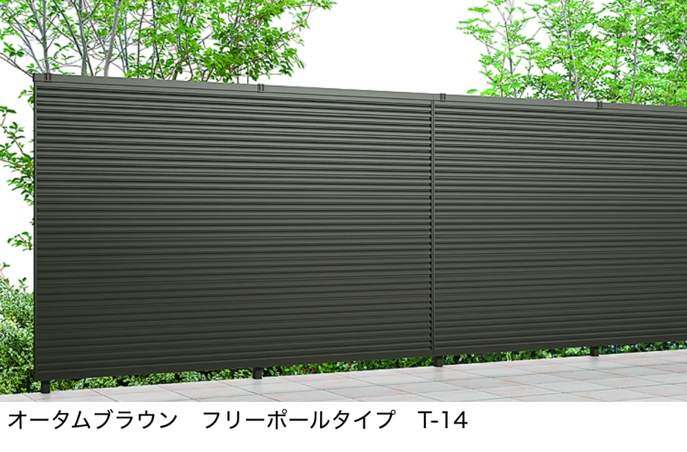 LIXILの「フェンスAB YL1型(横ルーバー①)【2022年版】」のサブ画像1