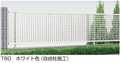 YKK APの「シンプレオ フェンス7F型 井桁格子 【2022年版】」のサブ画像1