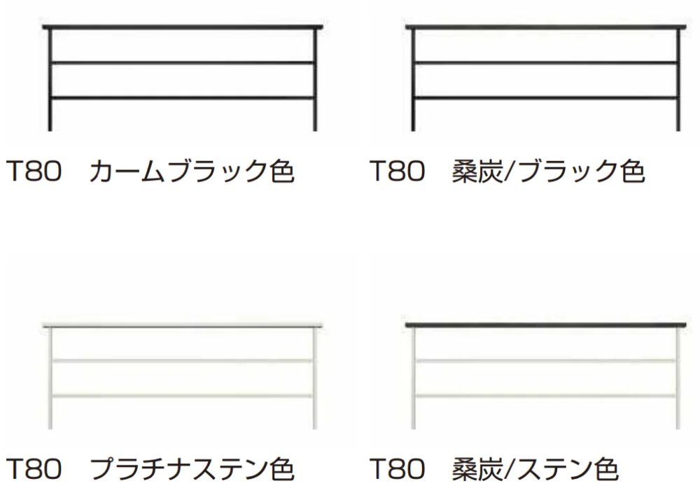 YKK APの「ルシアス フェンスLite B03型　横格子2本 【2022年版】」のサブ画像1
