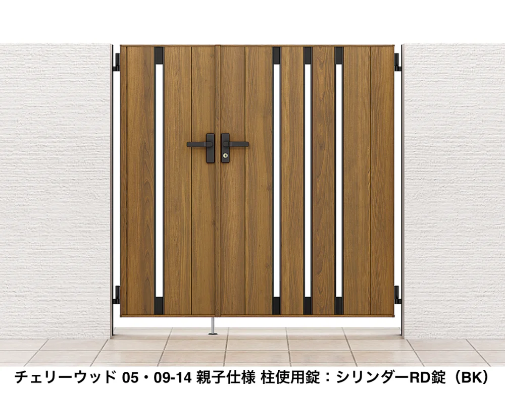 LIXILの「開き門扉AA TS1型(木調)【2022年版】」のサブ画像1