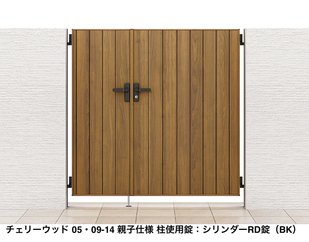 LIXILの「開き門扉AA TM1型(木調)【2022年版】」のサブ画像1
