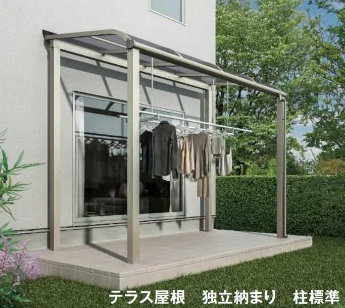 YKK APの「ソラリア テラス屋根 独立納まり【2023年版】」
