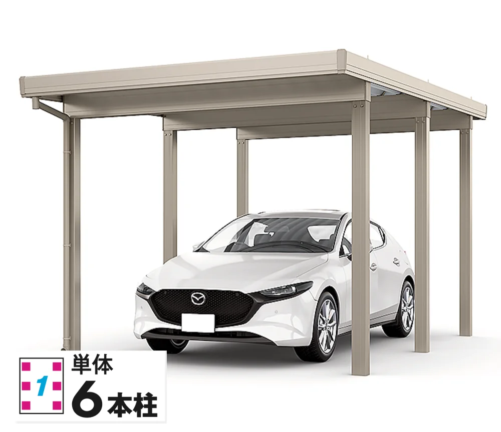 LIXILの「カーポートST 4500タイプ 1台用【2023年版】」のサブ画像5