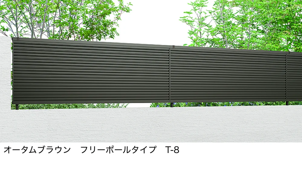 LIXILの「フェンスAB YM1型(横目隠し①)【2023年版】」のサブ画像1