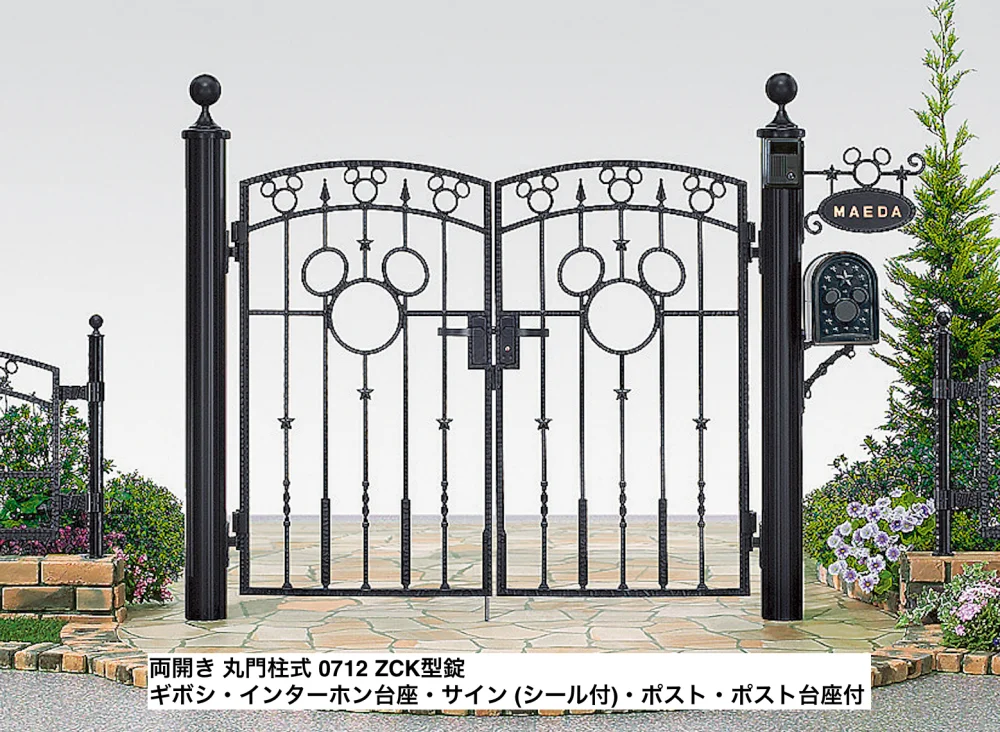 LIXILの「ディズニー門扉 ミッキーA型【2022年版】」のサブ画像1