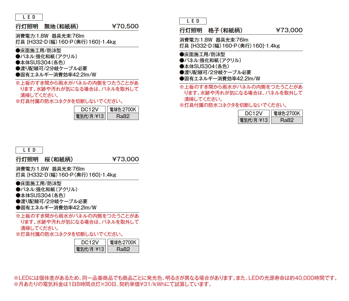 行灯照明【2025年版】_価格_1