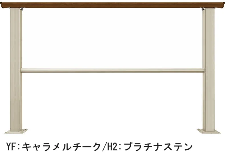 YKK APの「ルシアス デッキフェンス B02型 横格子1本タイプ【2025年版】【廃番】」のサブ画像3