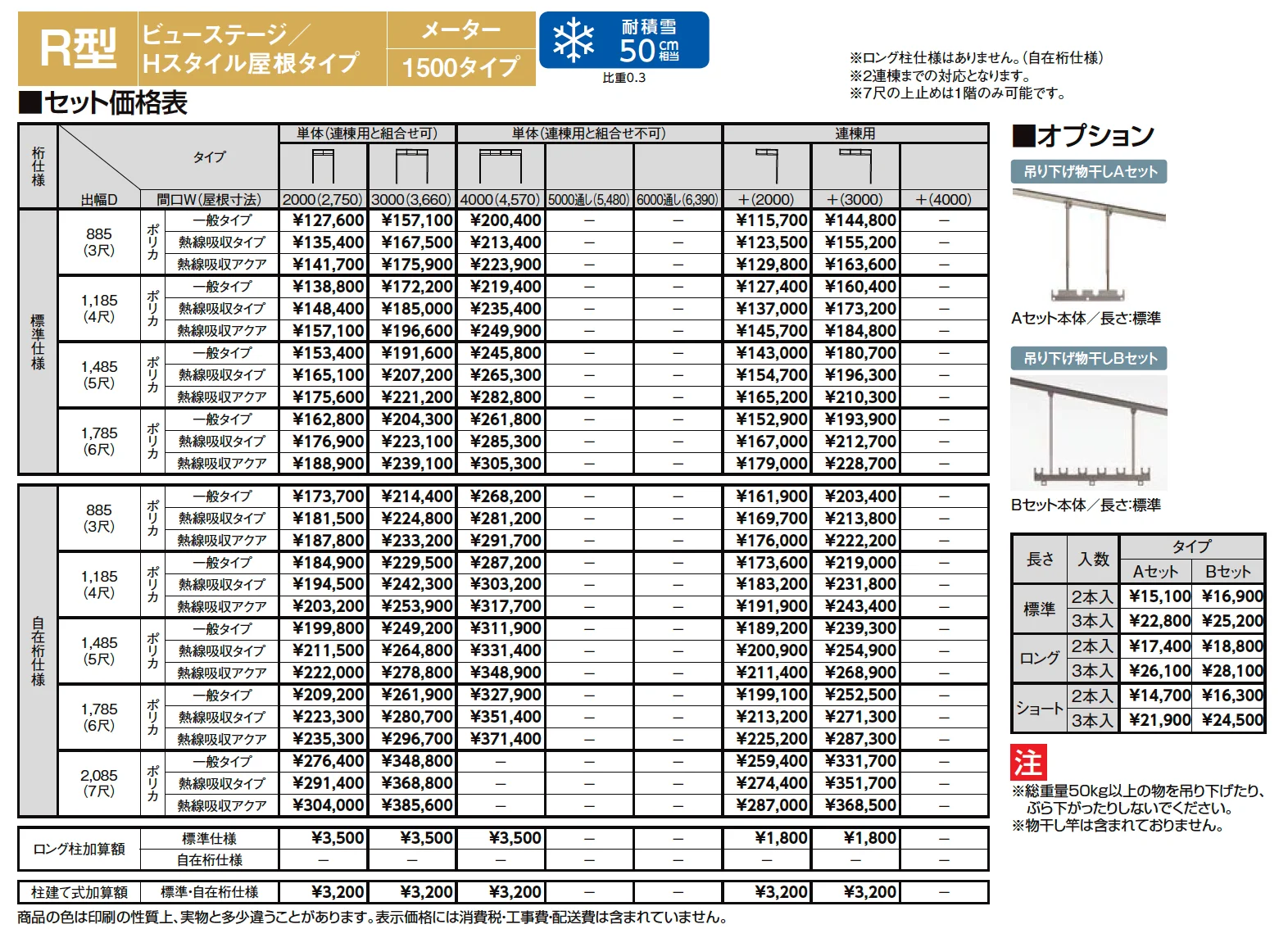 スピーネ R型 ビューステージ/Hスタイル屋根タイプ メーター【2024年版】_価格_2