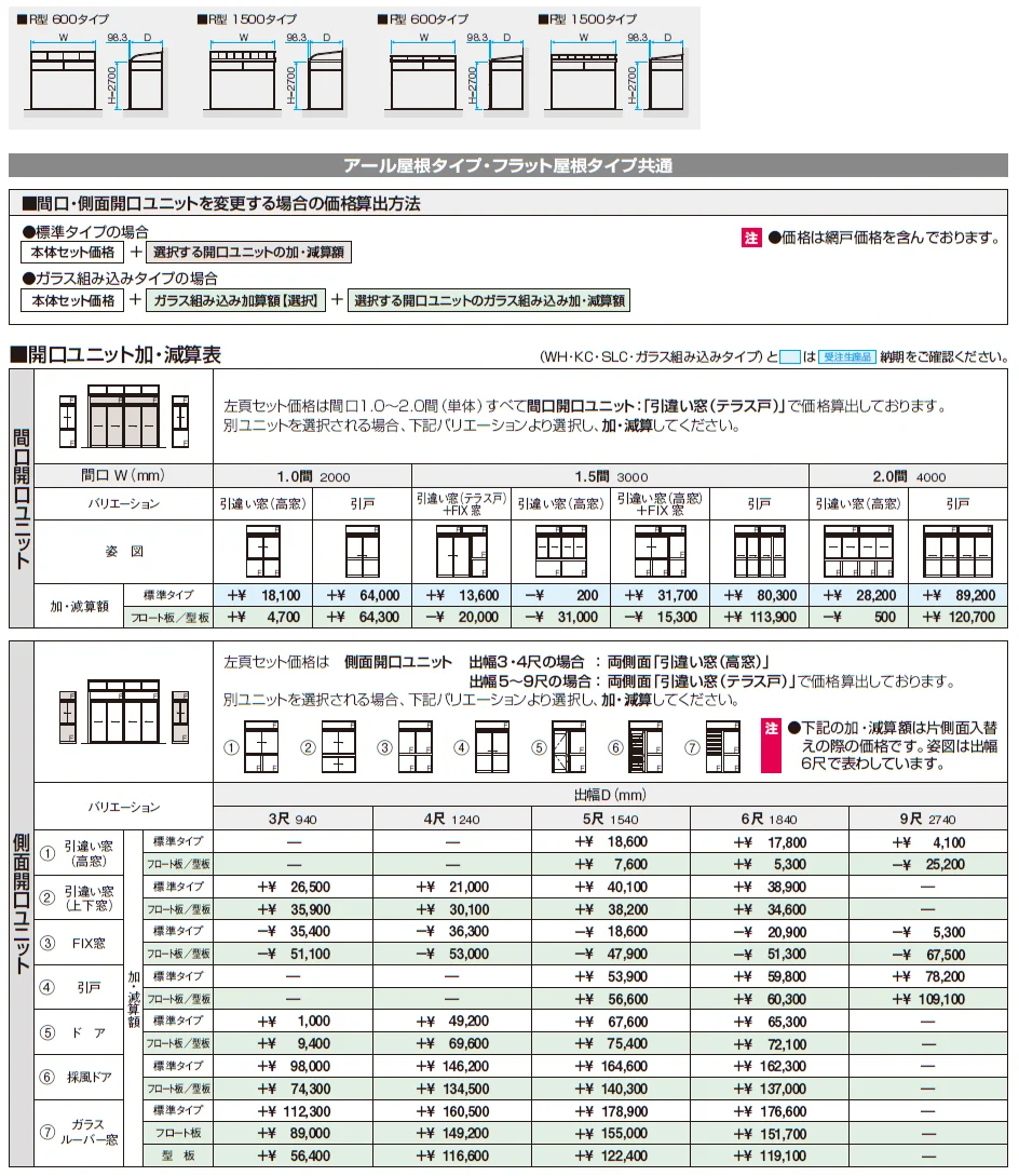 晴れもようwith(土間仕様/ランマ付き H22サイズ メーターモジュール)【2024年版】_価格_2