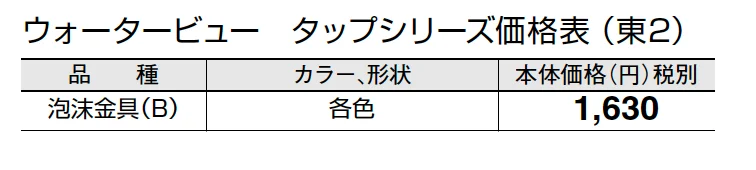 泡沫金具(B)(ネジ径 G1/2)【2024年版】_価格_2