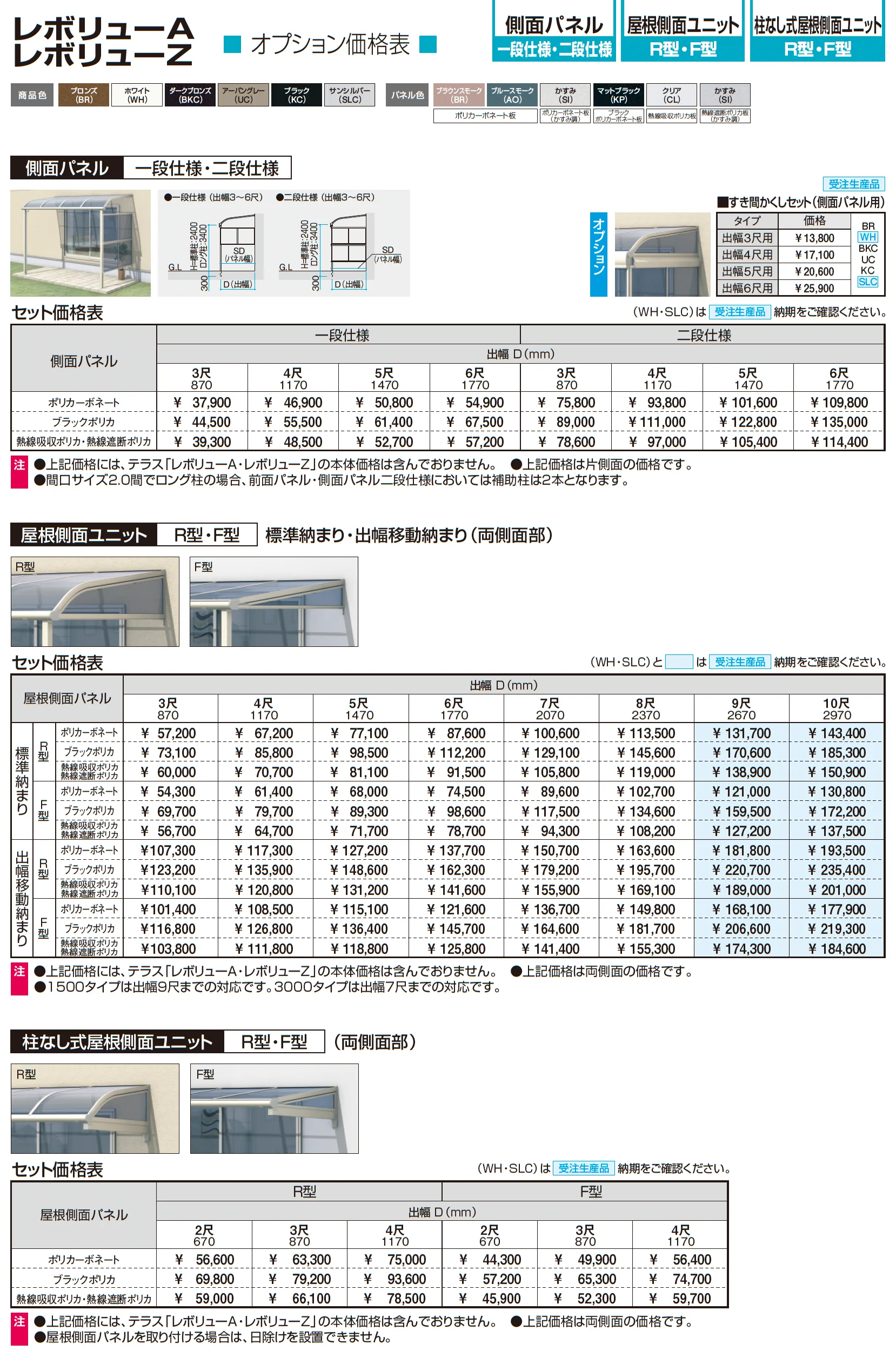 レボリューA(TF1NA型 600タイプ)_価格_5