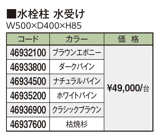 エバーアートウッド®︎ 水受け【2024年版】_価格_1