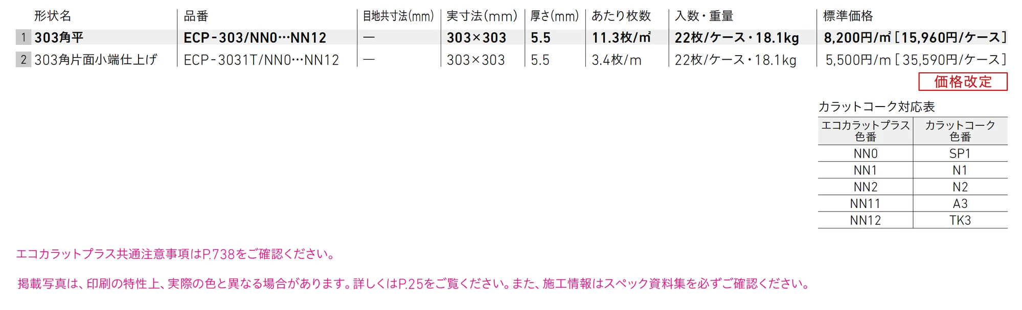 エコカラットプラス ファインベース_価格_1