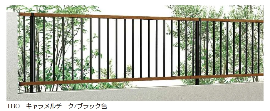 YKK APの「ルシアス フェンスTB3H型 たて格子 【2024.6月発売】【2024年版】」