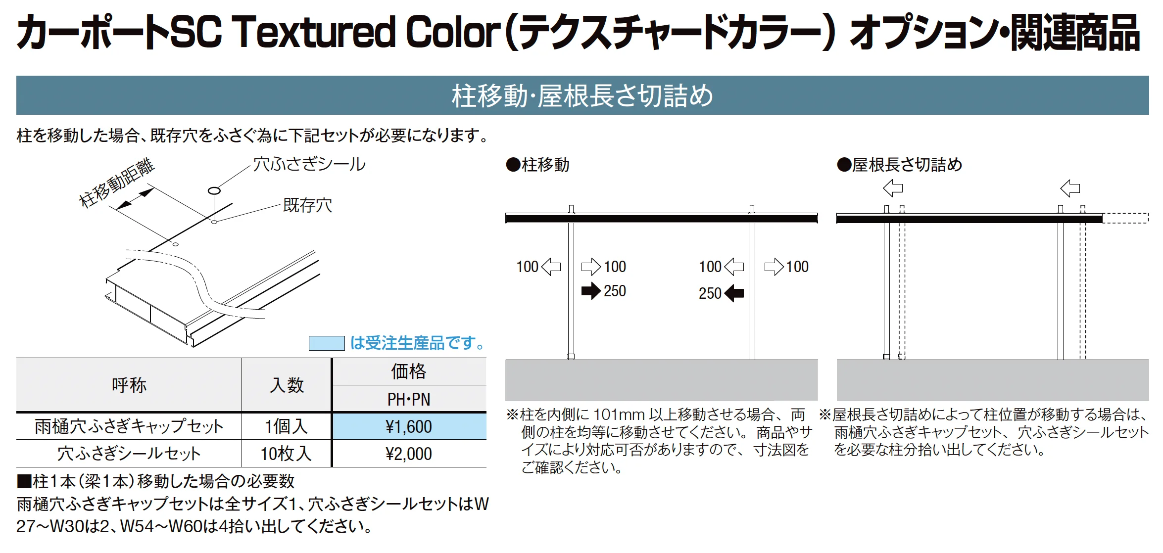 カーポートSC Textured Color(テクスチャードカラー)2台用_価格_3