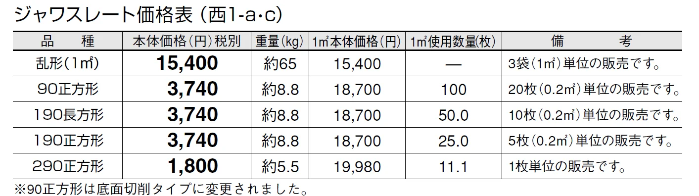 ジャワスレート【2024年版】_価格_3