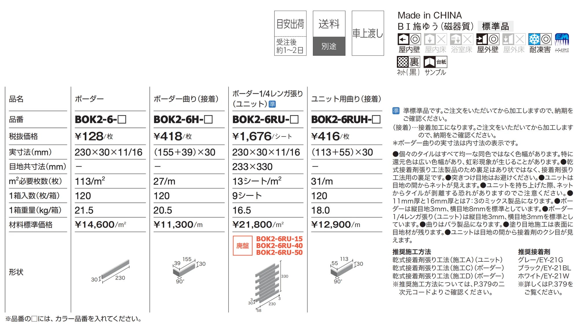 ボックルボーダーⅡ【2025年版】【廃番】_価格_1