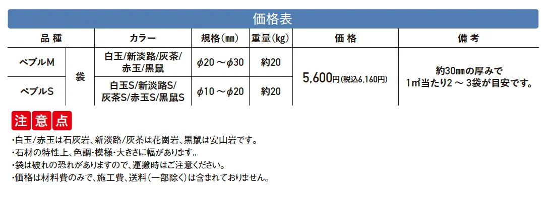 ペブルM／ペブルS【2025年版】_価格_1