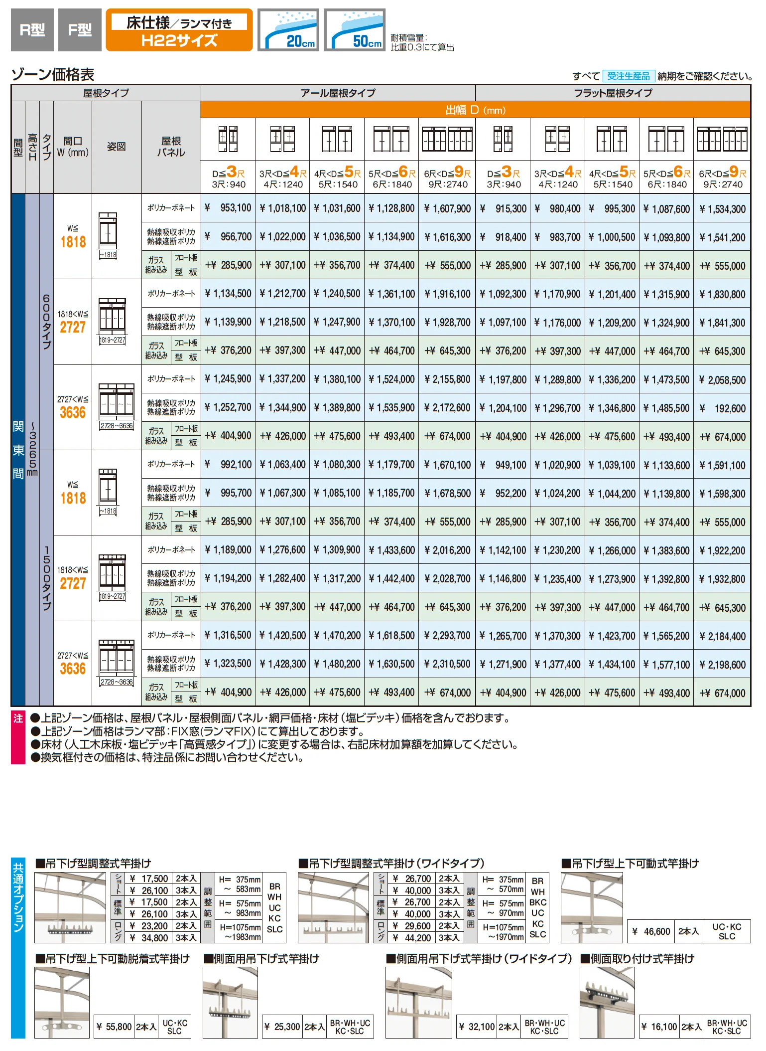 晴れもようwith特注品(床仕様/ランマ付き H22サイズ)【2025年10月価格改訂版】_価格_1