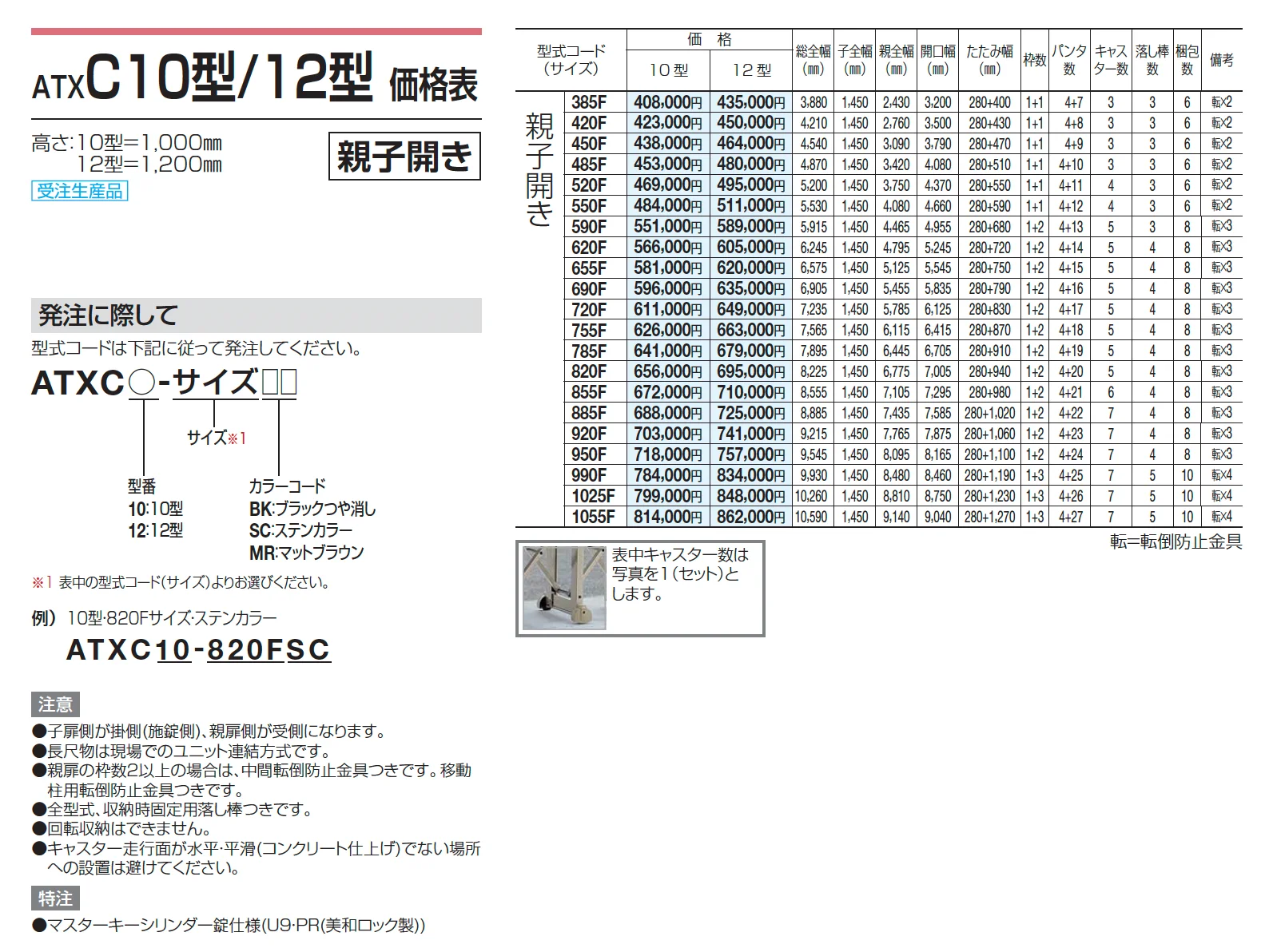 ATXC 10型/12型/14型【2025年版】_価格_2