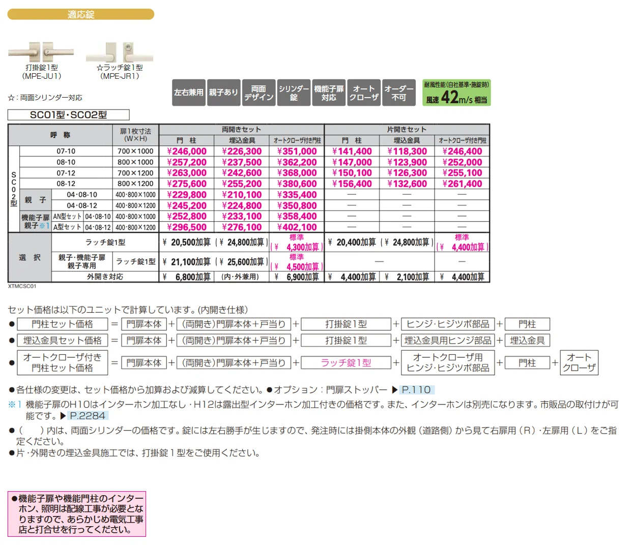 シャローネ 門扉 SC02型【2025年版】_価格_1