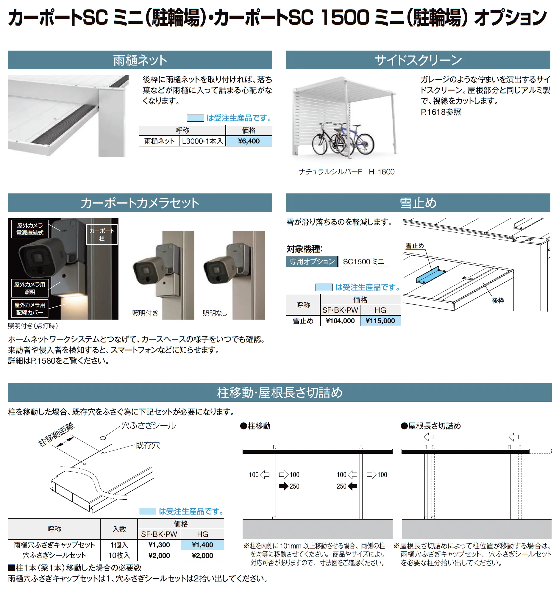 カーポートSC 1500 ミニ(駐輪場)_価格_5