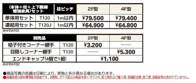シンプレオ 高所用フェンス4F型【2024年5月末まで】【2024年版】_価格_1