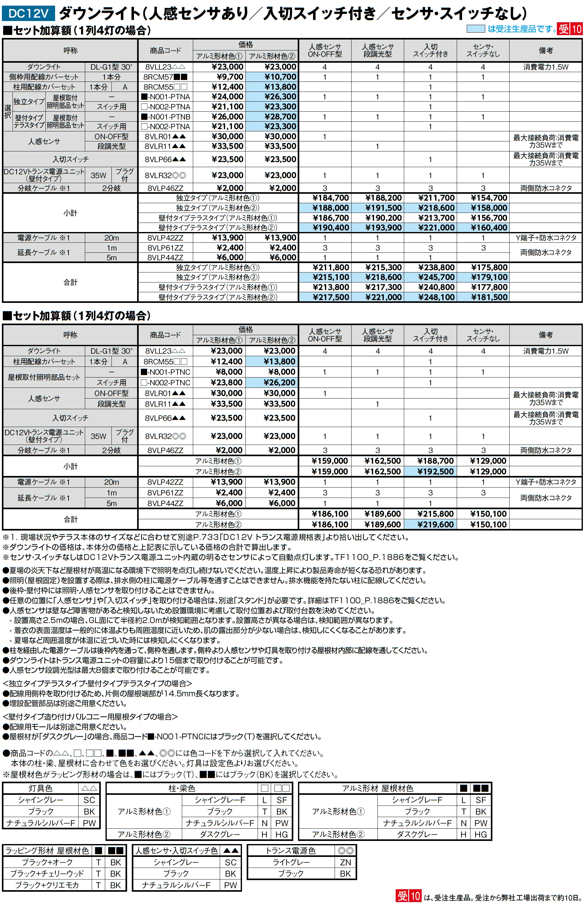 テラスSC 壁付タイプ_価格_8