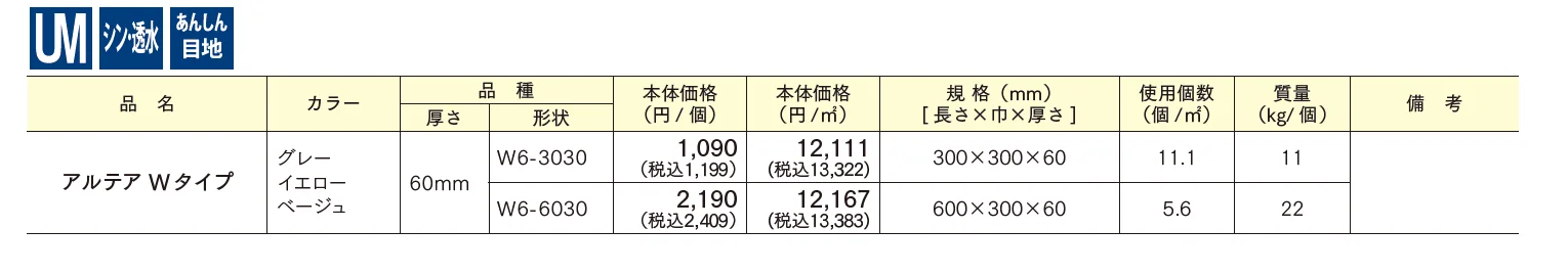 アルテア Wタイプ【2025年版】_価格_1