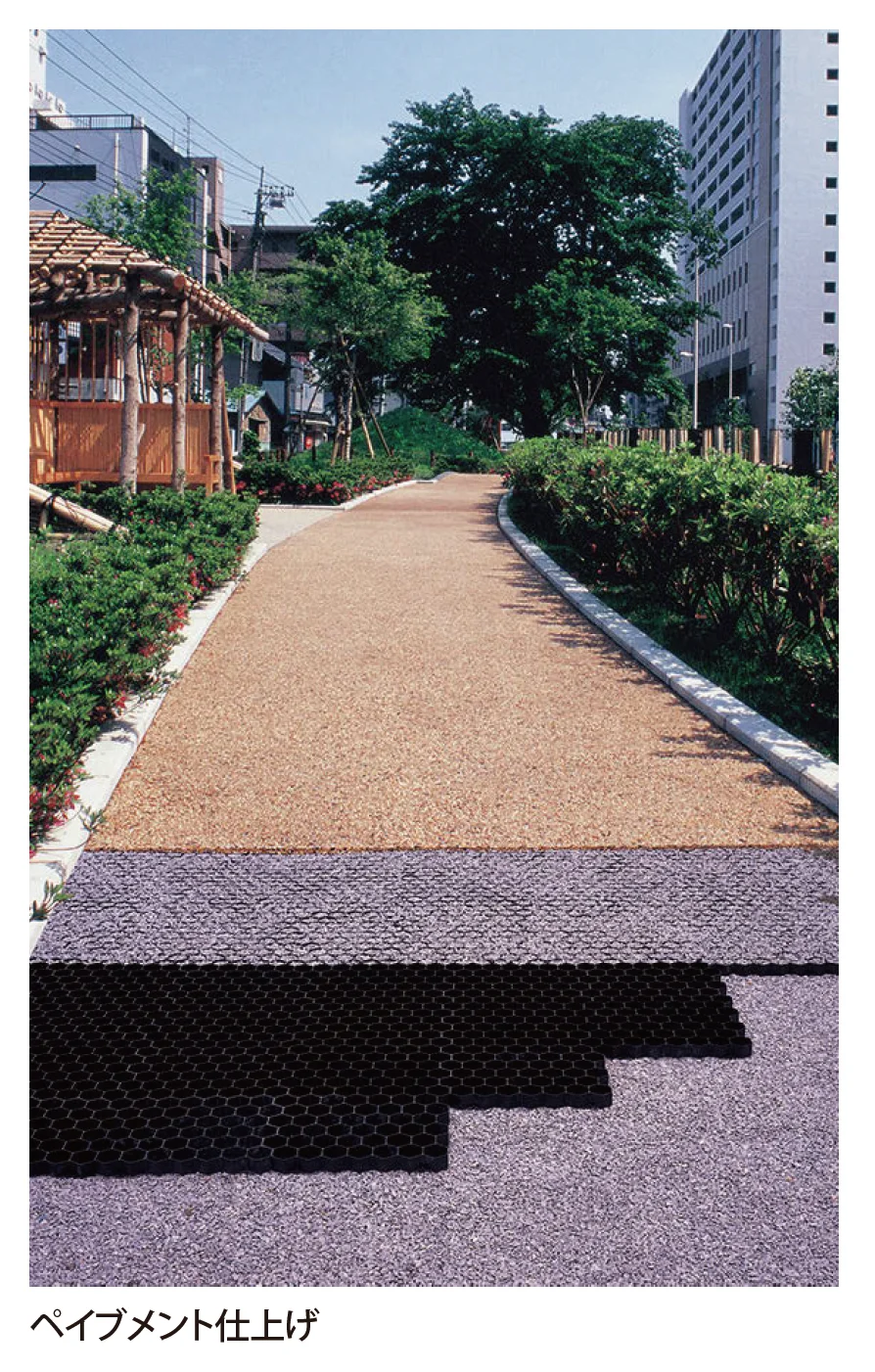 EXDECOの「敷砂利安定補助材 グラバパネル Grava Panel」のサブ画像1