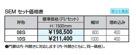 ランディーナ用袖門扉3型【2025年版】_価格_1