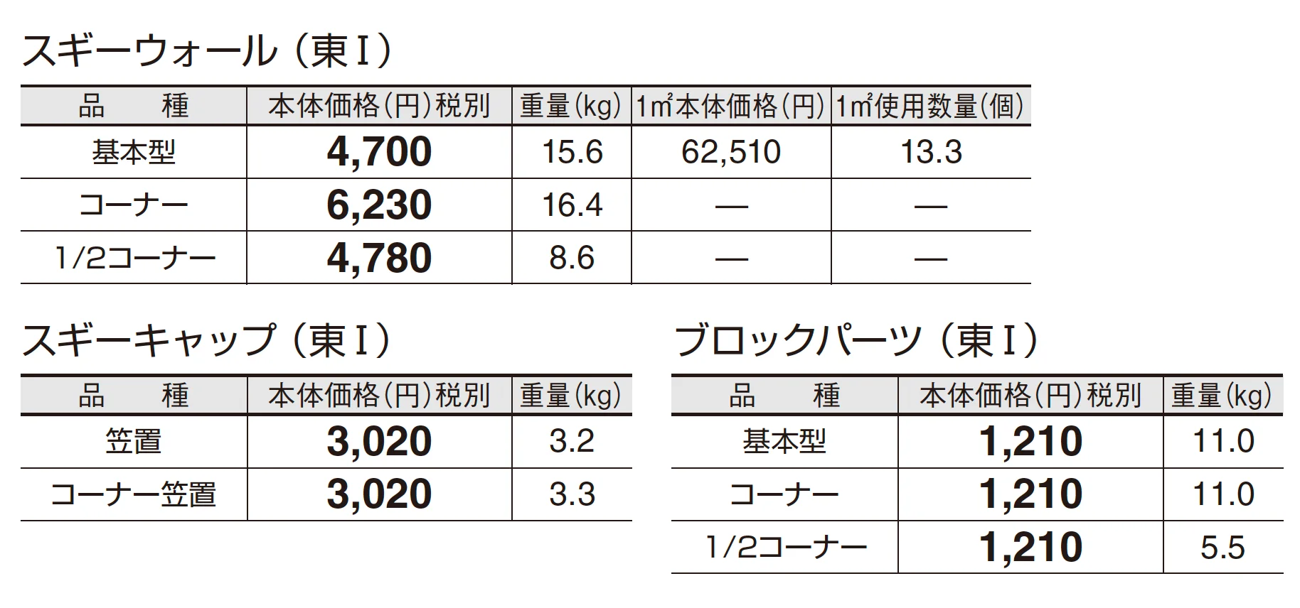 スギーウォール_価格_1
