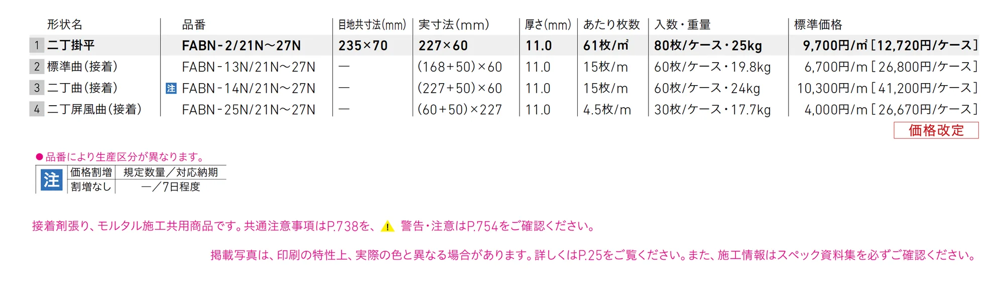 フェイブ OX (酸化焼成)_価格_1