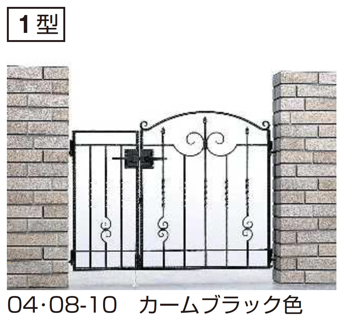 YKK APの「マンション向けポーチ門扉 トラディシオン門扉1型~10型/5B,6B,7B型【2024年版】」