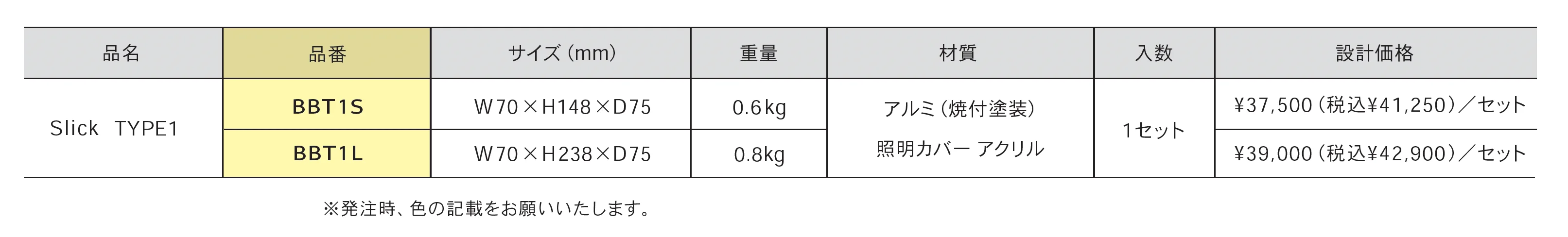 Slick <スリック>_価格_1
