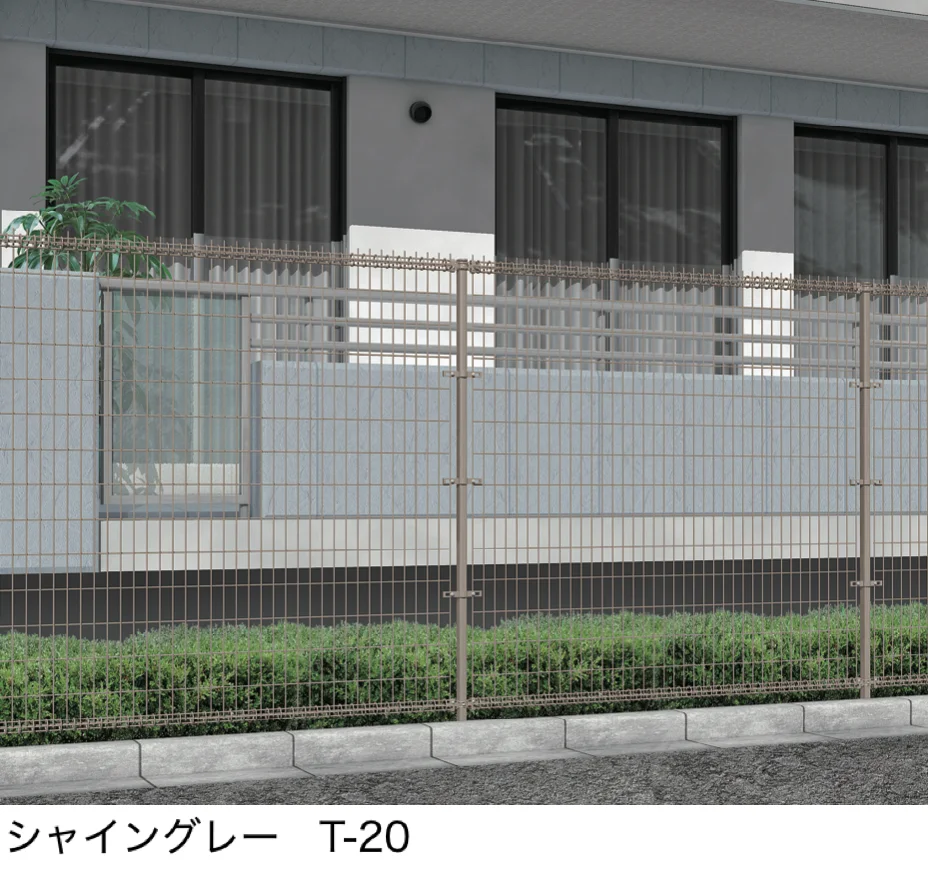 LIXILの「ハイグリッドフェンス 剣先1型 間仕切りタイプ」