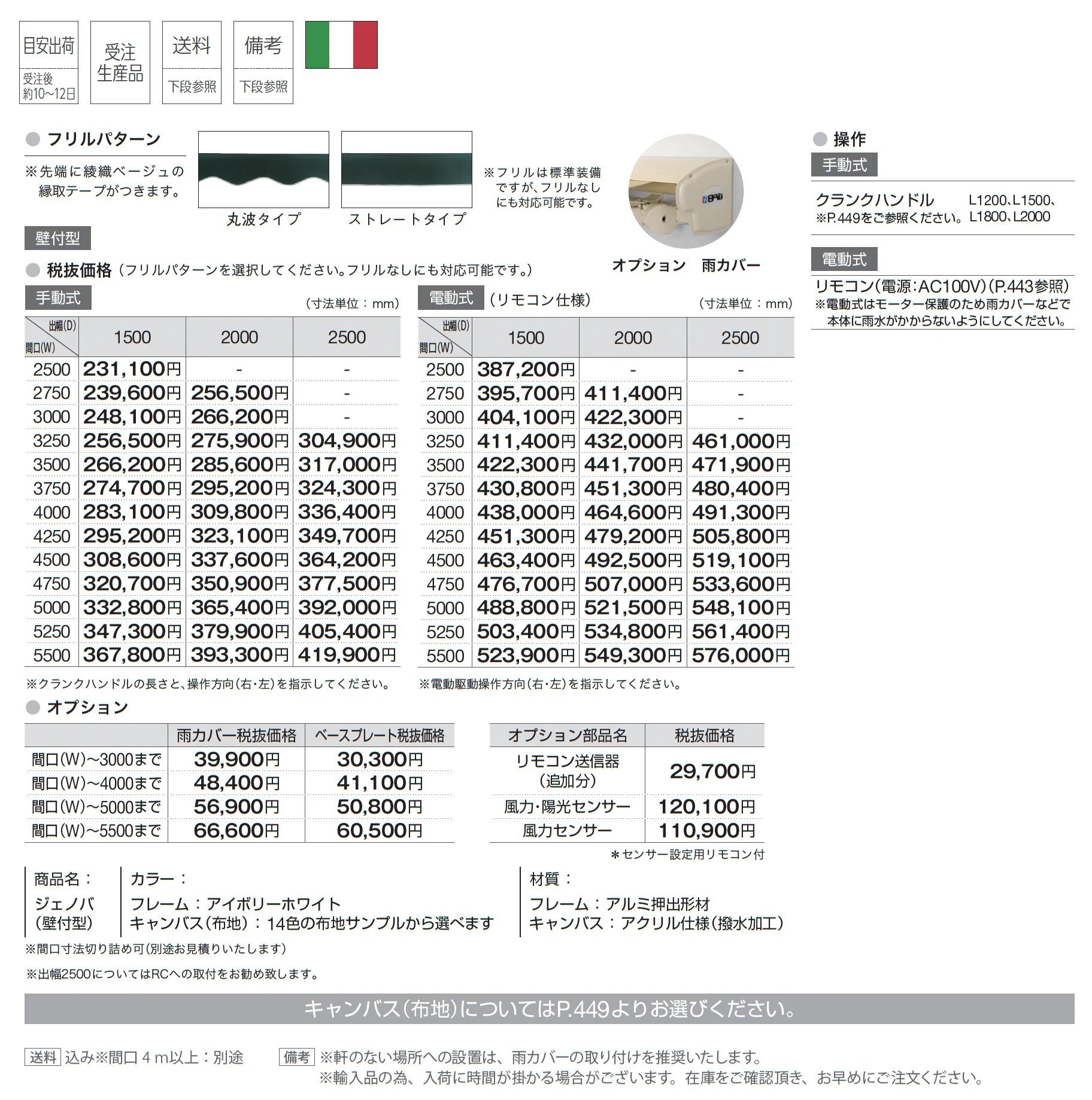 ジェノバ_価格_1