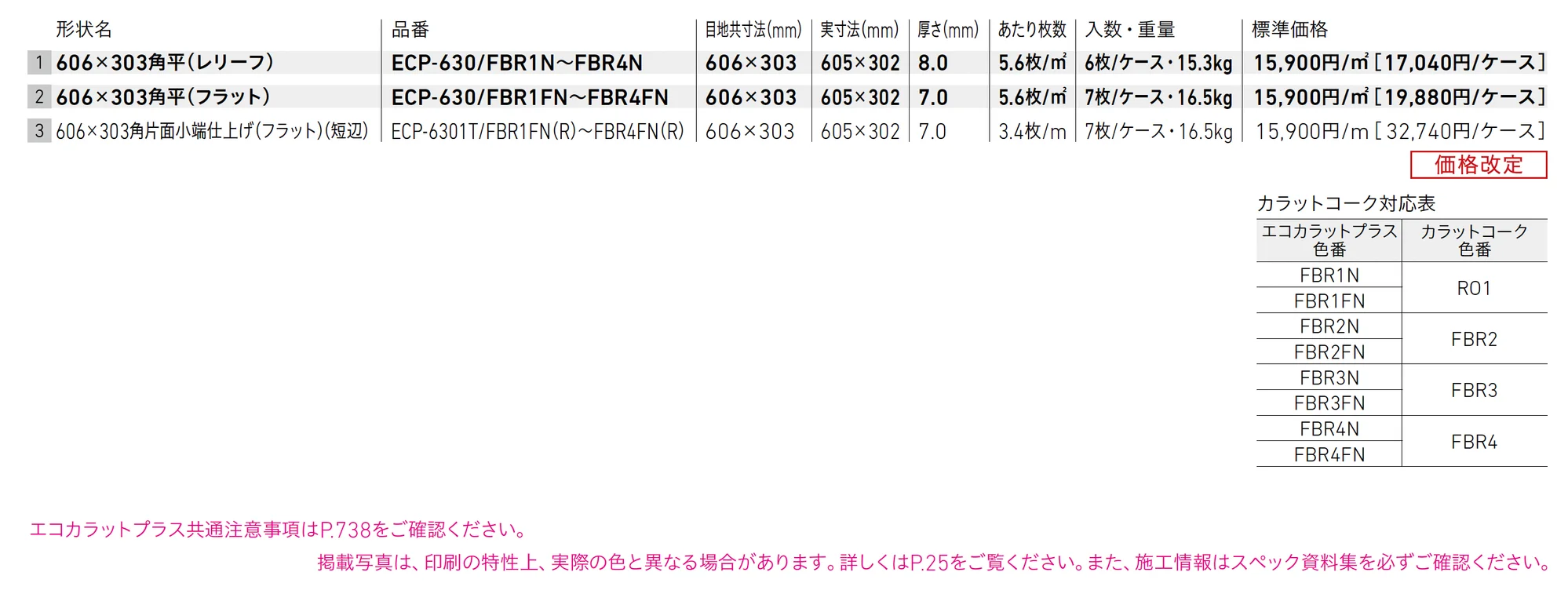 エコカラットプラス ファブリコ_価格_1