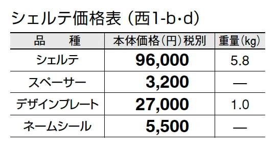 シェルテ【2024年版】_価格_4