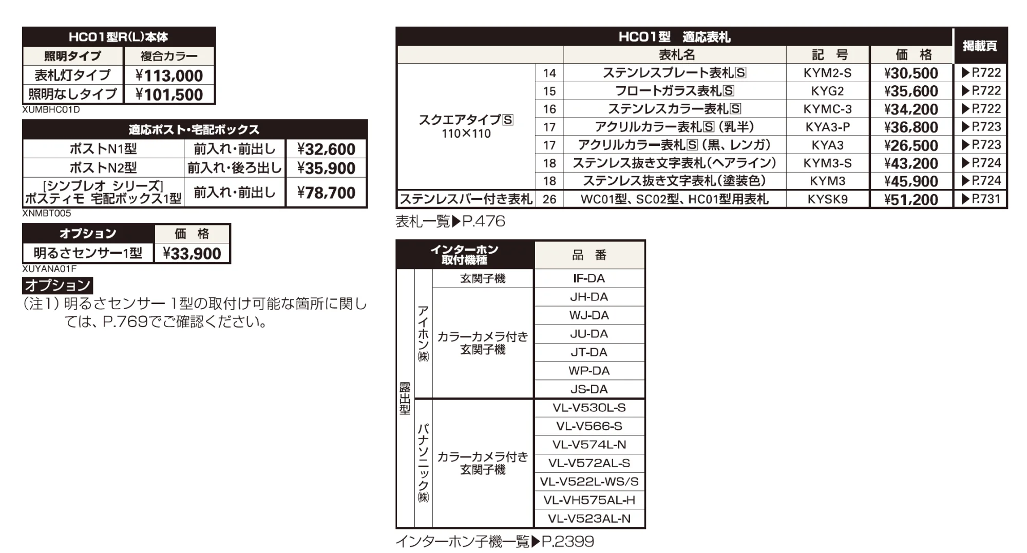 ポスティモ 宅配ボックス1型取付用ルシアス ポストユニット HC01型【2023年版】_価格_1