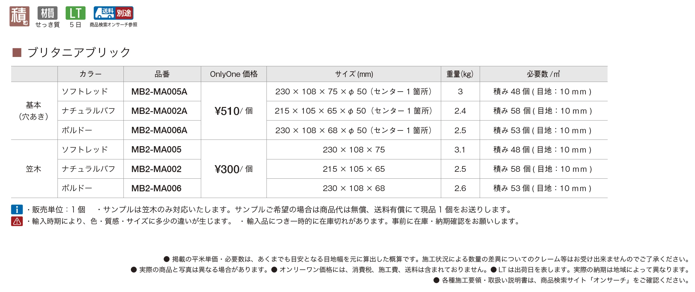 ブリタニアブリック【2025年版】_価格_1