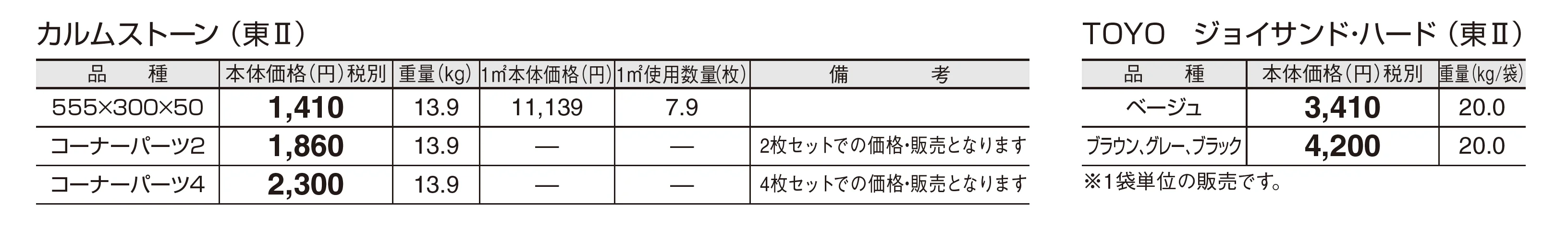 カルムストーン_価格_2