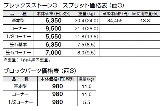 プレックスストーン3 スプリット【2024年版】_価格_5