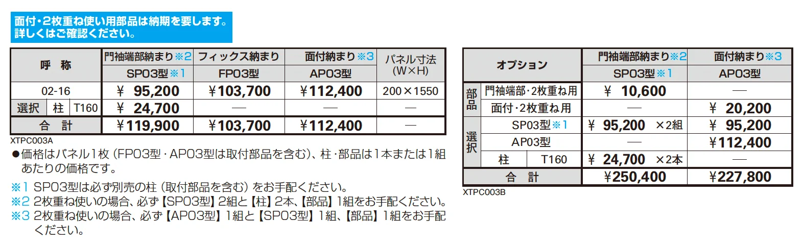 プリュード アクセサリーパネル SP03型【2025年版】_価格_1