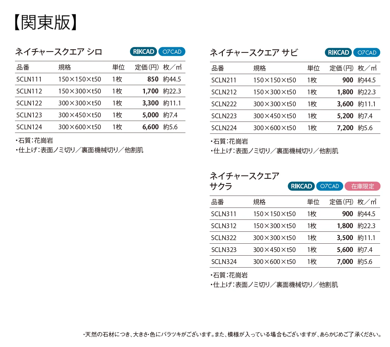 ネイチャースクエア_価格_1