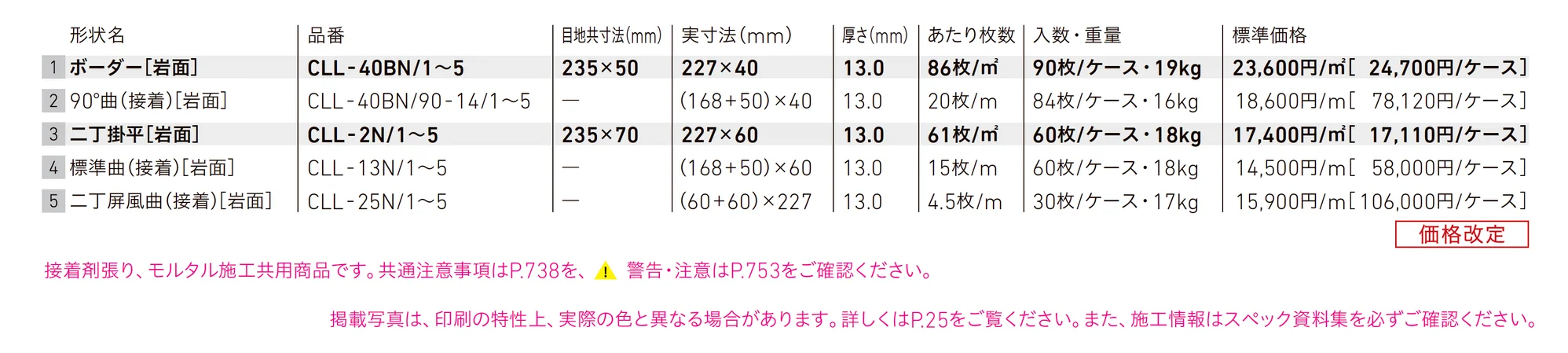 クラシコライン_価格_1