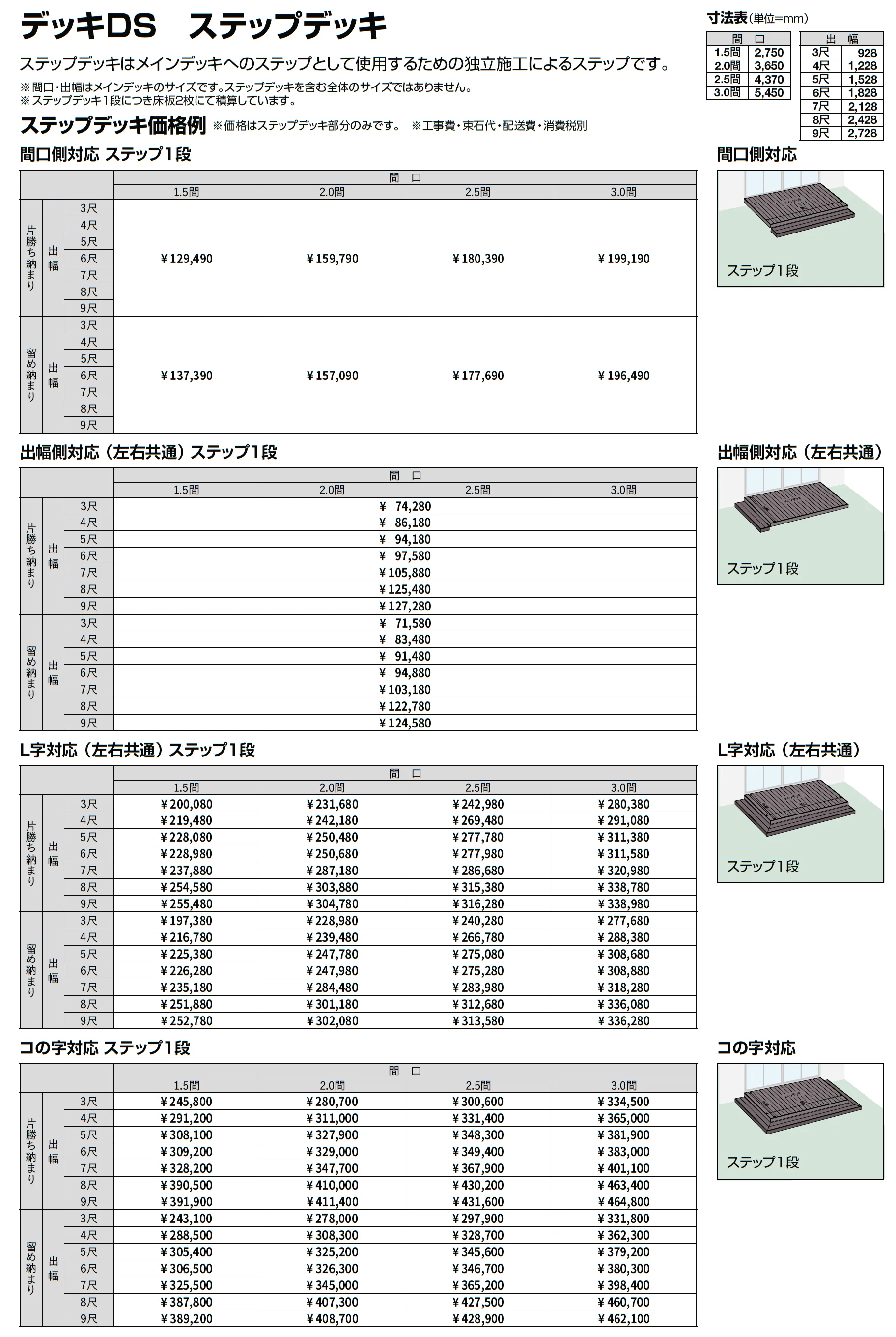 デッキDS_価格_2