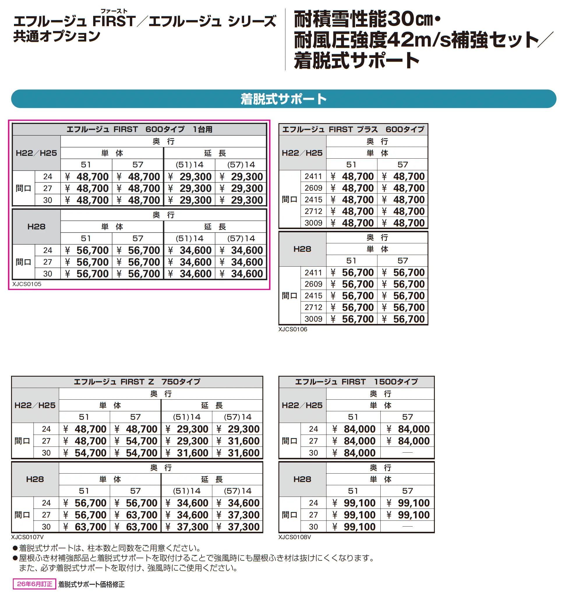 エフルージュ FIRST プラス 600タイプ 1台用(単体)_価格_6