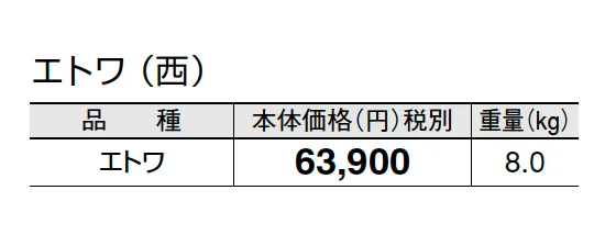エトワ【2025年版】_価格_2